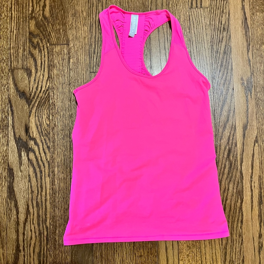 Athleta hot pink workout top